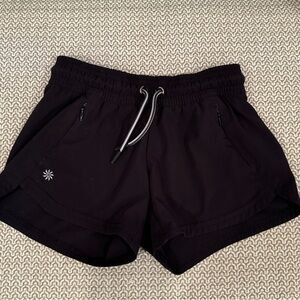 Athleta Girls black shorts size 7